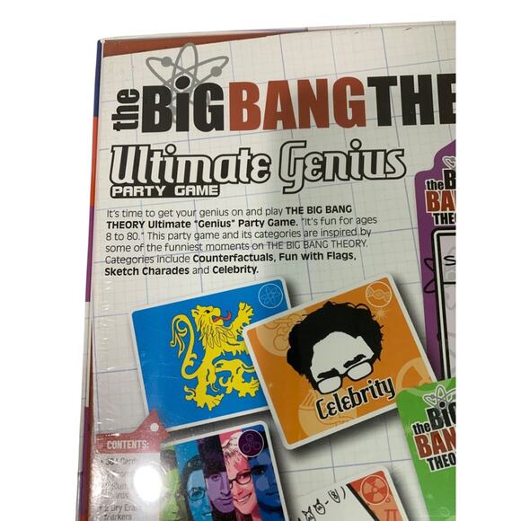 Spin Master The Big Bang Theory Ultimate Genius Party Game Brand New Sealed - Picture 6 of 9